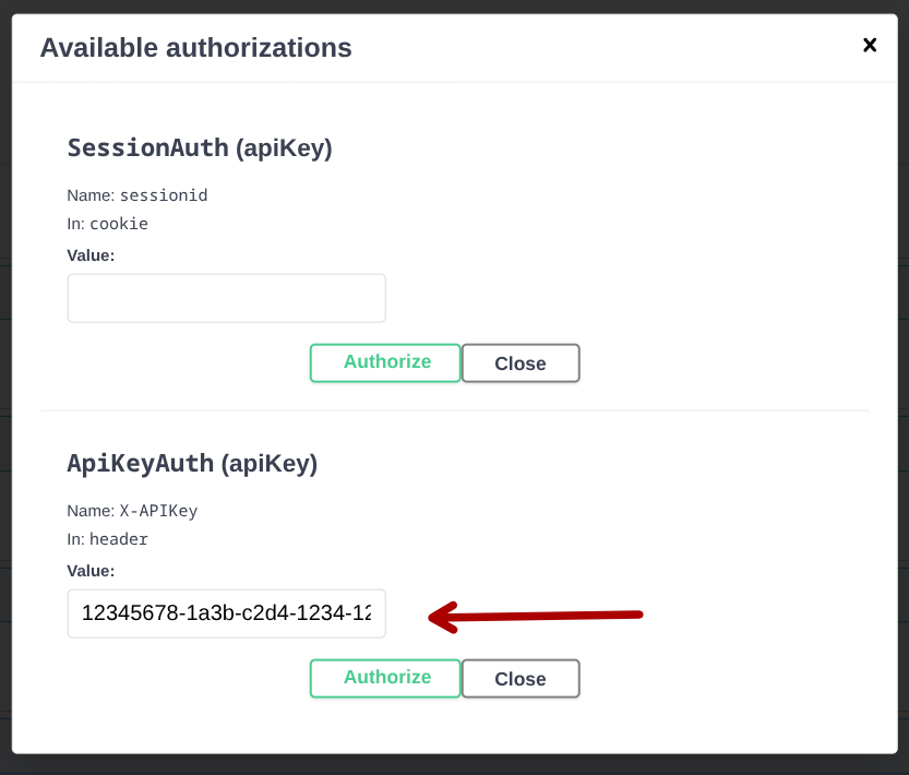 Swagger auth (2)